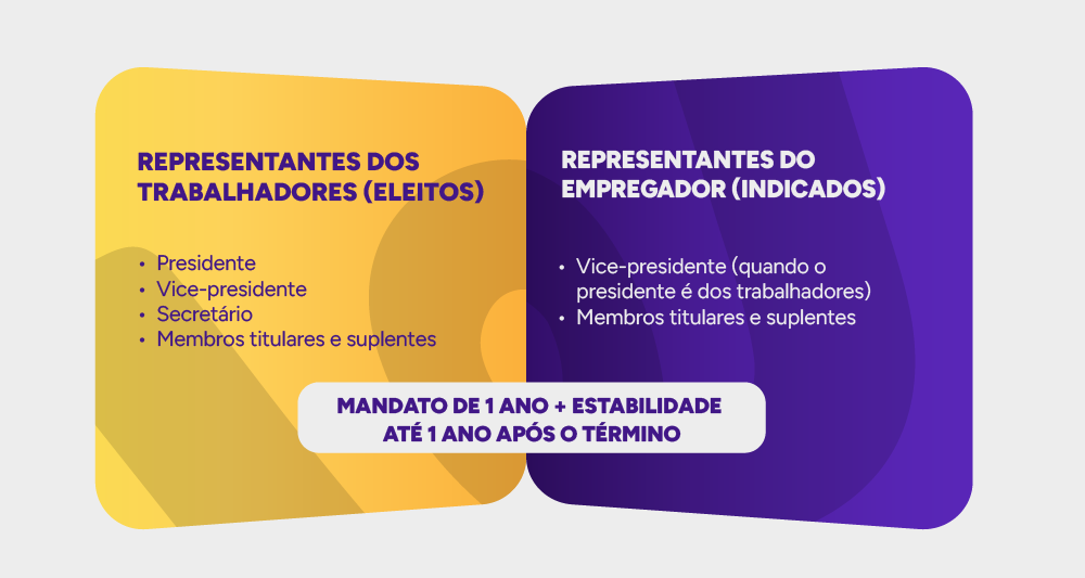 Infográfico de composição e estrutura da CIPA