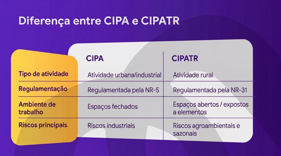 Gráfico comparativo: “Diferença entre CIPA e CIPATR”