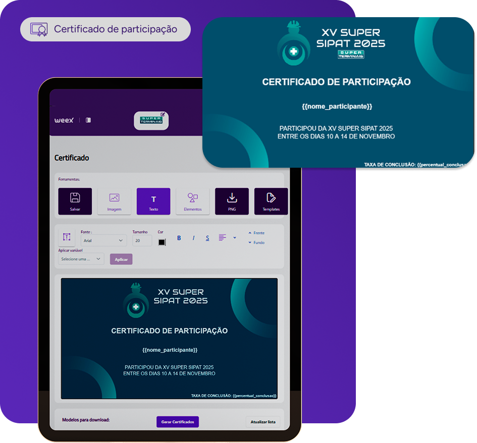 Certificado de participação