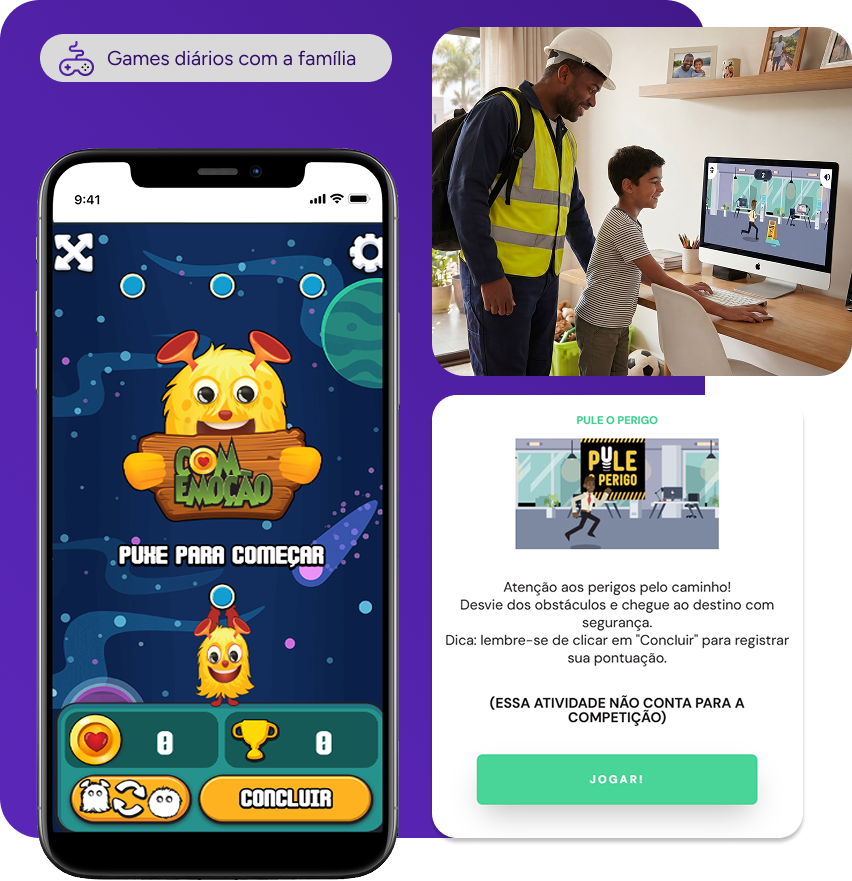 Games diários para a família